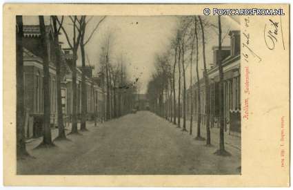 Kollum, Zuidersingel ansichtkaart: Kollum, Zuidersingel
