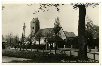 ansichtkaart: Murmerwoude, Ned. Herv. Kerk