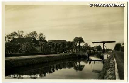 ansichtkaart: Smilde, Grietmansbrug