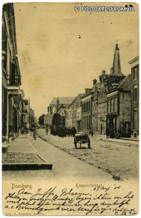 Doesburg, Koepoortstraat ansichtkaart: Doesburg, Koepoortstraat
