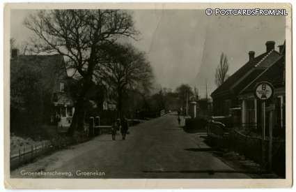 ansichtkaart: Groenekan, Groenekanscheweg