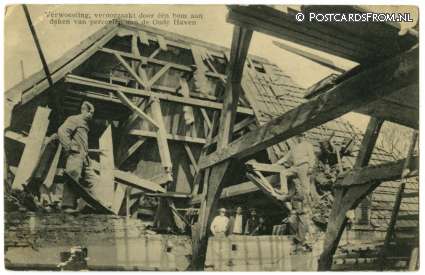 Zierikzee, Ramp in den nacht van 29 op 30 April 1917. Verwoesting van perce ansichtkaart: Zierikzee, Ramp in den nacht van 29 op 30 April 1917. Verwoesting van perce