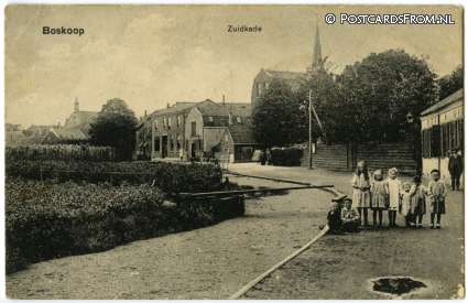 ansichtkaart: Boskoop, Zuidkade