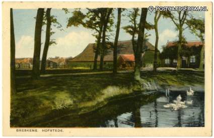 ansichtkaart: Breskens, Hofstede