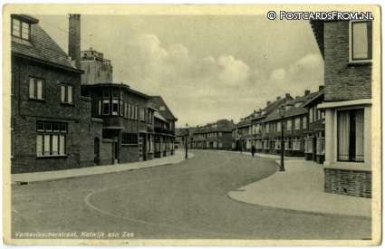 Katwijk aan Zee, Varkevisscherstraat ansichtkaart: Katwijk aan Zee, Varkevisscherstraat
