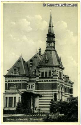 ansichtkaart: Simpelveld, Kasteel Imstenrade