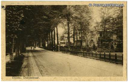 ansichtkaart: Doorn, Dorpsstraat