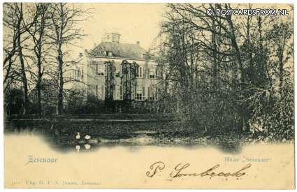 ansichtkaart: Zevenaar, Huize 'Sevenaer'