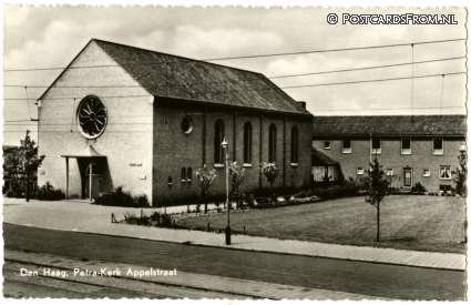 ansichtkaart: 's-Gravenhage, Petra-Kerk. Appelstraat