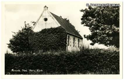 Hemrik, Ned. Herv. Kerk ansichtkaart: Hemrik, Ned. Herv. Kerk