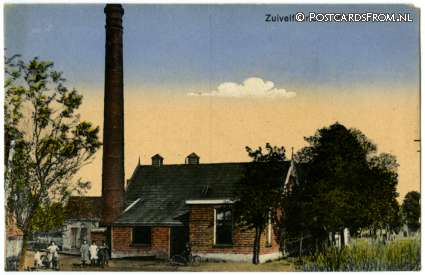 ansichtkaart: Weerselo, Zuivelfabriek