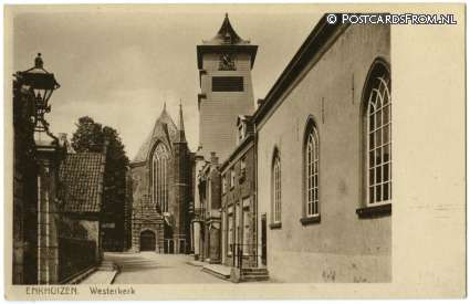 Enkhuizen, Westerkerk ansichtkaart: Enkhuizen, Westerkerk