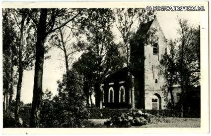 ansichtkaart: Saaksum, Hervormde Kerk