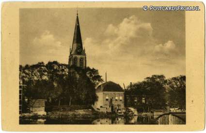 ansichtkaart: Nieuwendam, R.C. Kerk
