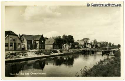 ansichtkaart: Smilde, Bij het Oranjekanaal