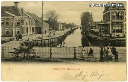 Veendam, Molenstreek ansichtkaart: Veendam, Molenstreek