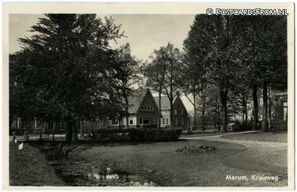Marum, Kruisweg ansichtkaart: Marum, Kruisweg