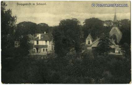 ansichtkaart: Schoorl, Dorpgezicht