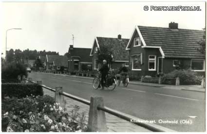 Oostwold Scheemda, Klinkerstraat ansichtkaart: Oostwold Scheemda, Klinkerstraat