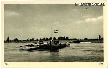 ansichtkaart: Olst, Veer