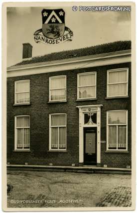Oud-Vossemeer, Huize 'Roosevelt' ansichtkaart: Oud-Vossemeer, Huize 'Roosevelt'