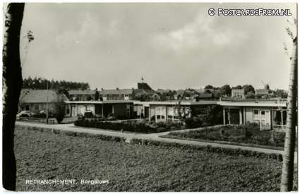 ansichtkaart: Retranchement, Bungalows