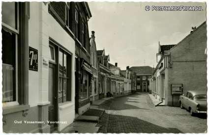 ansichtkaart: Oud-Vossemeer, Voorstraat