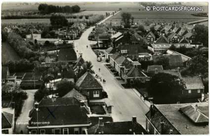 ansichtkaart: Eenrum, Panorama
