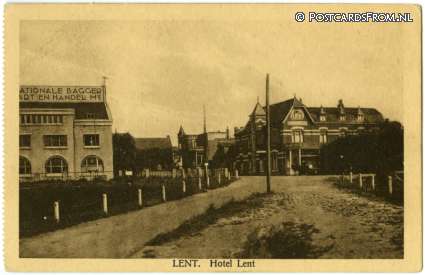 ansichtkaart: Lent, Hotel Lent