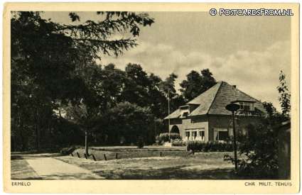 Ermelo, Chr. Milit. Tehuis ansichtkaart: Ermelo, Chr. Milit. Tehuis