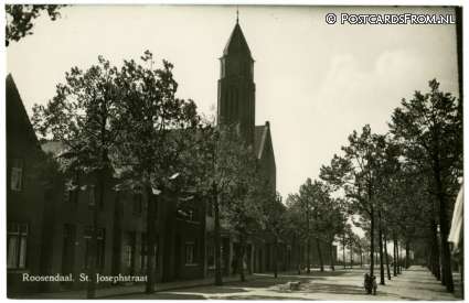 ansichtkaart: Roosendaal, St. Josephstraat