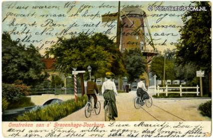 Voorburg, Omstreken van s' Gravenhage. Molen ansichtkaart: Voorburg, Omstreken van s' Gravenhage. Molen