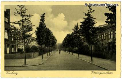 ansichtkaart: Voorburg, Koninginnelaan