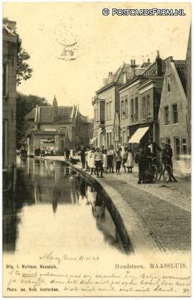 Maassluis, Goudsteen ansichtkaart: Maassluis, Goudsteen