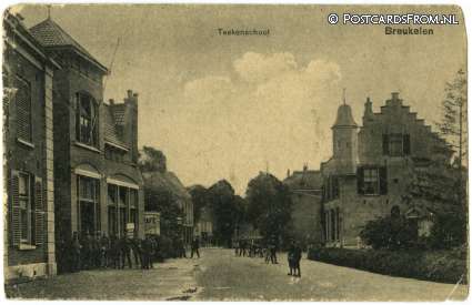 ansichtkaart: Breukelen UT, Teekenschool