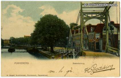 Purmerend, Beemsterbrug ansichtkaart: Purmerend, Beemsterbrug