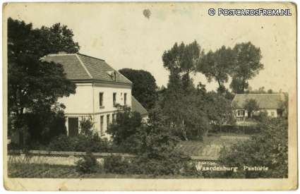 ansichtkaart: Waardenburg, Pastorie