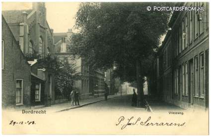 Dordrecht, Vrieseweg ansichtkaart: Dordrecht, Vrieseweg