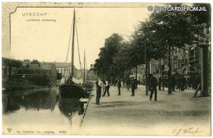 Utrecht, Leidsche straatweg ansichtkaart: Utrecht, Leidsche straatweg