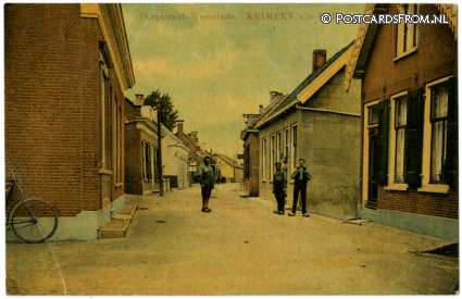 Krimpen aan de Lek, Dorpstraat Westeinde ansichtkaart: Krimpen aan de Lek, Dorpstraat Westeinde