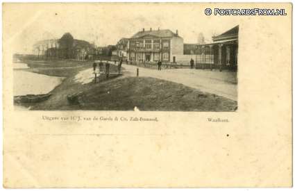 Zaltbommel, Waalkant ansichtkaart: Zaltbommel, Waalkant
