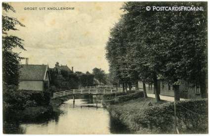 ansichtkaart: Westknollendam, Groet uit Knollendam