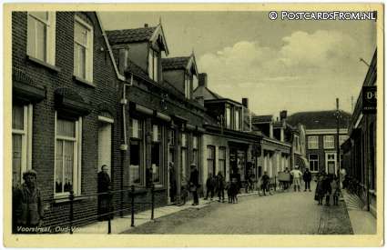 ansichtkaart: Oud-Vossemeer, Voorstraat