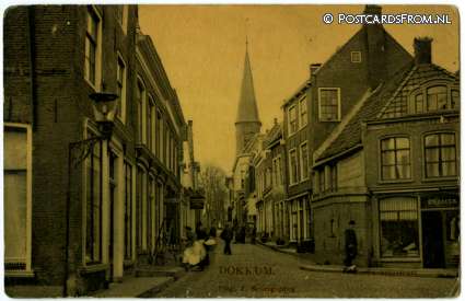 Dokkum, Korfrankerstraat ansichtkaart: Dokkum, Korfrankerstraat