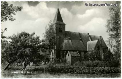 Langerak ZH, N.H. Kerk ansichtkaart: Langerak ZH, N.H. Kerk