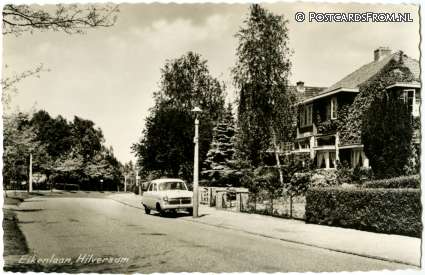 Hilversum, Eikenlaan ansichtkaart: Hilversum, Eikenlaan
