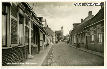 ansichtkaart: Hoedekenskerke, Kerkstraat