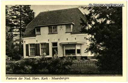 Maarsbergen, Pastorie der Ned. Herv. Kerk ansichtkaart: Maarsbergen, Pastorie der Ned. Herv. Kerk