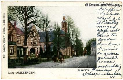 Driebergen, Dorp ansichtkaart: Driebergen, Dorp