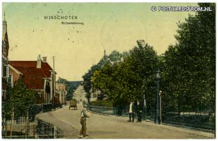 ansichtkaart: Winschoten, Blijhamsterweg